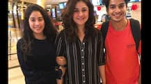Jhanvi Kapoor, Ishaan Khattar watch 'Secret Superstar'; Actress Meher Vij bumps into 'Sairat' jodi inside theatre!