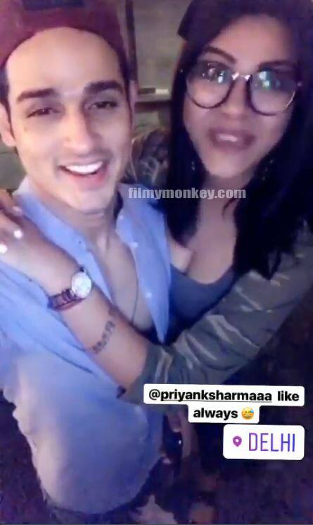 Priyank has been making spottings in Delhi with his 'Splitsvilla 10' co-contestants but the recent reports claim that he is to enter the show in a day or two. (Pic: Instagram)