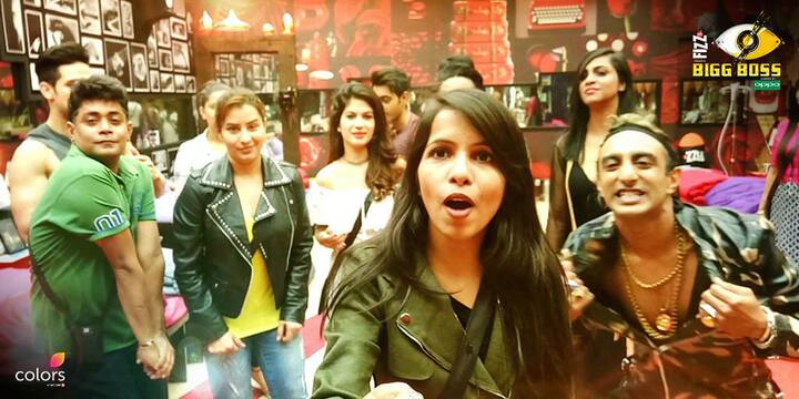 In yesterday's (27th October) episode, 'Bigg Boss' gave a task to Dhinchak Pooja to write and shoot a rap about housemates to get this week's luxury budget. But, this task has now created a huge controversy. (Photo: Colors)