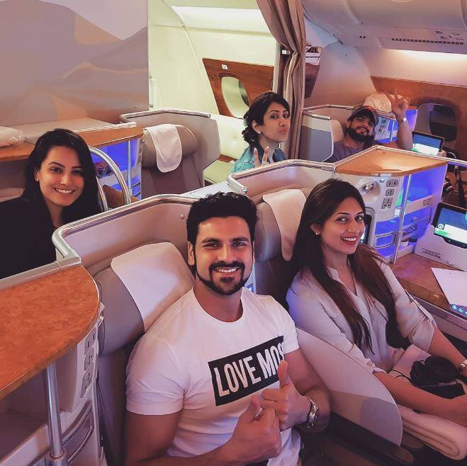 'Raman Bhalla' aka Karan Patel's real life wife Ankita Bhargava and 'Ishita Bhalla' aka Divyanka Tripathi's husband Vivek Dahiya (who was also seen as 'ACP Abhishek Singh' on the show earlier) are also accompanying the YHM cast on this trip.