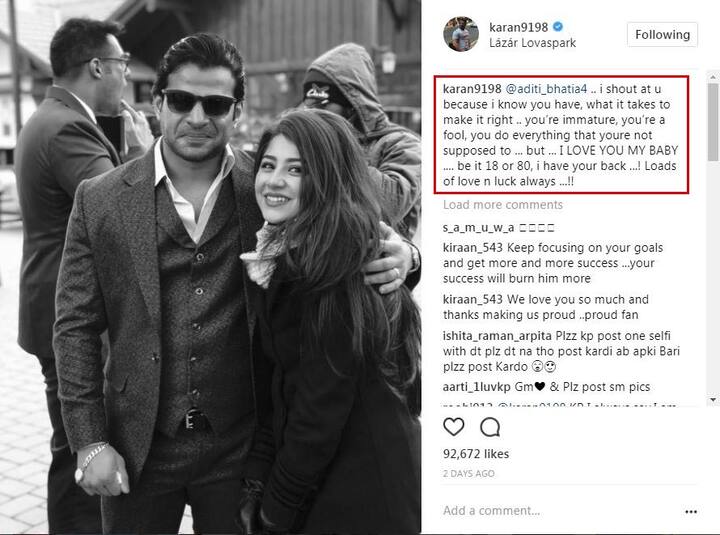 Check out Karan Patel's B'day message for his on-screen daughter. 