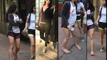 PICS: Debuting with 'Kedarnath', Saif's daughter Sara Ali Khan and actress Sonal Chauhan spotted at gym!