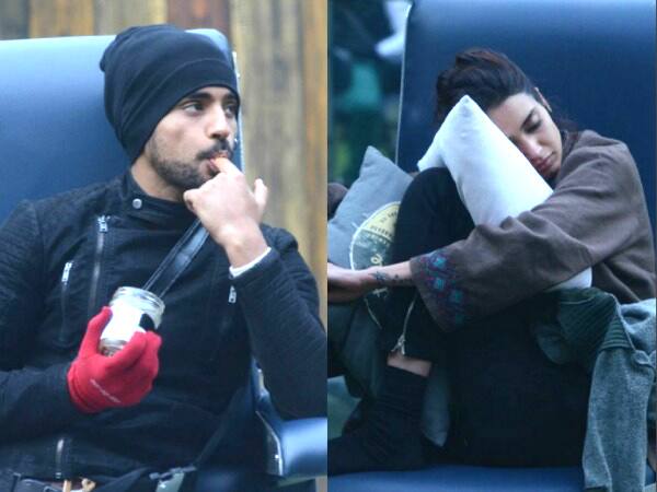 *KARISHMA TANNA - Bigg Boss 8* In the same task, Karishma Tanna went for it too. Karishma's friend Upen Patel got her disposable bags to pee in. 
