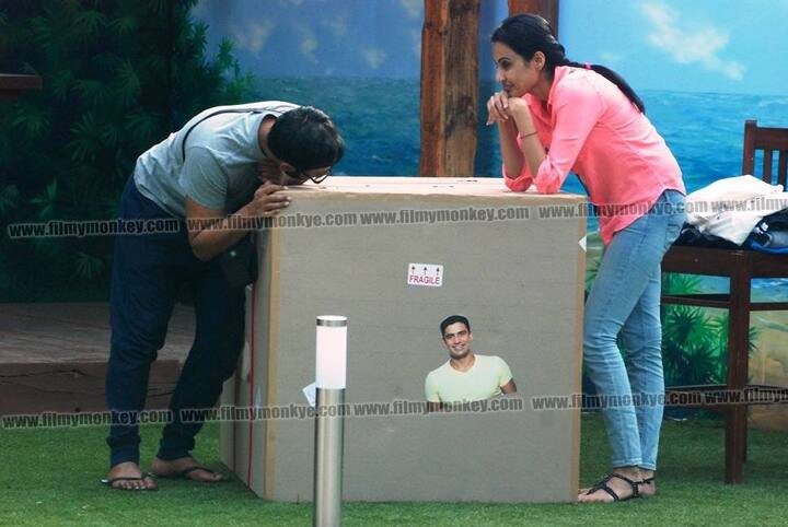 *SANGRAM SINGH - Bigg Boss 7* Sangram and Kamya Punjabi were the last two contestants giving each other a tough fight during the 'Big Box' task in which they had to stay inside the longest to win the ticket to Finale. Both these contestants stayed almost for 41 hours inside the box and even broke the world record of 26 hours created at 'Bigg Brother UK'. During these many long hours Sangram Singh openly accepted to have urinated inside the box whereas Kamya denies peeing inside the box. Both of them refusing to give finally had a tie. 
