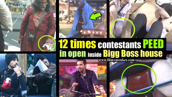 12 Contestants who PEED in OPEN in 'Bigg Boss' history! 12 Contestants who PEED in OPEN in 'Bigg Boss' history!