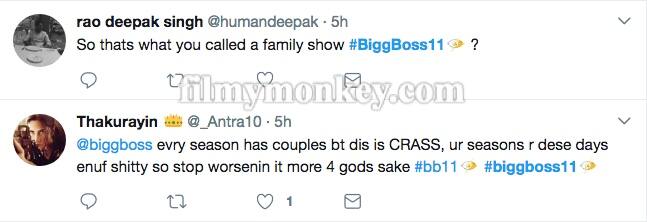 Fans disgusted with 'Pungi's lip lock.