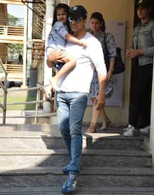 IN PICS: Akshay Kumar-Twinkle Khanna and their kids- Aarav, Nitara spotted outside a movie theatre!