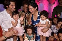 IN PICS: TV actor Karanvir Bohra posing with his 1-year-old TWIN DAUGHTERS will melt your hearts!