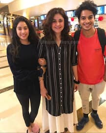 PICS: 'Sairat' remake stars & rumored couple Jhanvi Kapoor, Ishaan Khattar on Lunch Date!