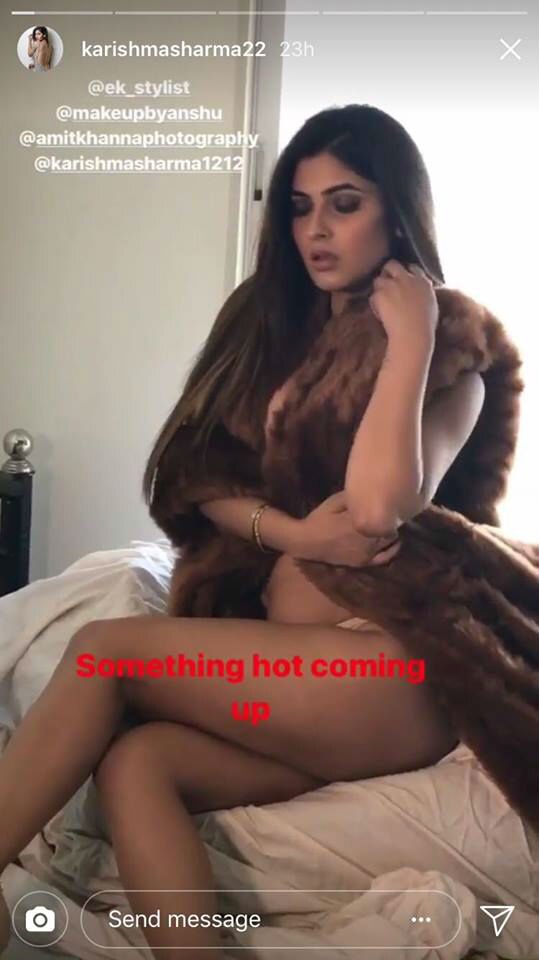 Karishma Sharma Xxx Video - IN PICS: TV actress Karishma Sharma poses in a sheer BODYSUIT looking every  inch of a seductress!