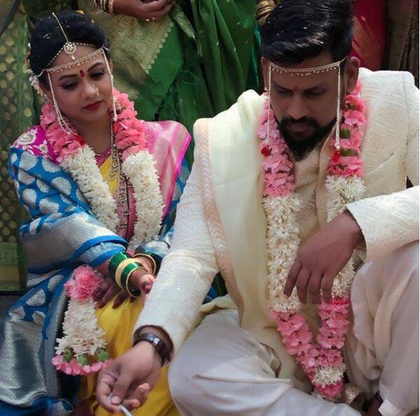 The actress shared this adorable marriage picture on her Instagram account with the caption,
