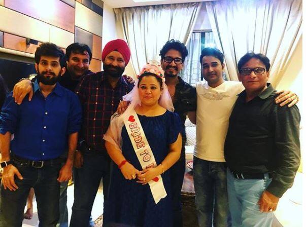 Bharti's wedding festivities has already begun and recently her bridal shower took place where she was looking a glowing bride-to-be 