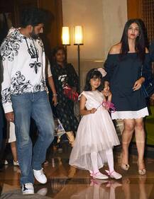 SEE PICS: Aishwarya-Abhishek celebrate their little princess Aaradhya Bachchan's 6th BIRTHDAY with a LAVISH family dinner!