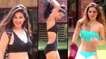 Bigg Boss 11: Hina, Benafsha & Bandgi  flaunt their BIKINI BODY while chilling with other contestants in pool!