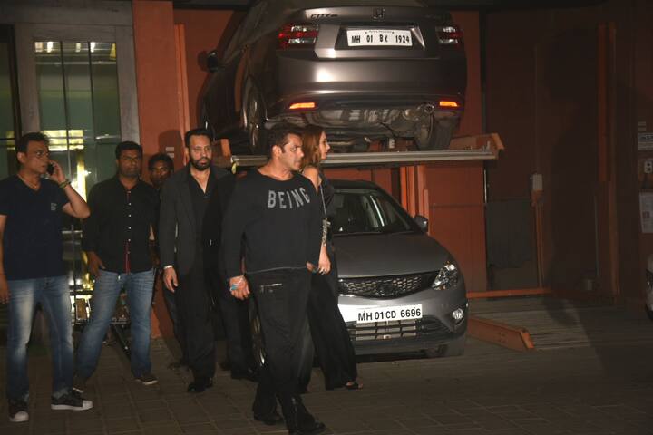 Salman and Iulia were seen leaving together from the party in the same car. (Photo: Manav Manglani)