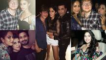 PICS: SRK, Katrina Kaif, Malaika, Shahid-Mira, Mouni Roy and other CELEBS party with INTERNATIONAL POP STAR Ed Sheeran at Farah Khan's bash!