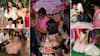 INSIDE PICS from Aaradhya Bachchan's 6th birthday bash: Aishwarya's daughter feeding cake to grandma Jaya Bachchan, SRK's son AbRam with cotton candy!