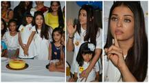 PICS: Aishwarya Rai Bachchan celebrates father's birthday with NGO kids; loses her COOL as media MISBEHAVES!