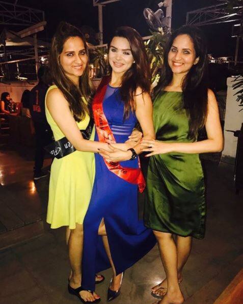 The bash was fun-filled and Aashka's friends posted the bachelorette party pictures on social media account. (Photo: Instagram)