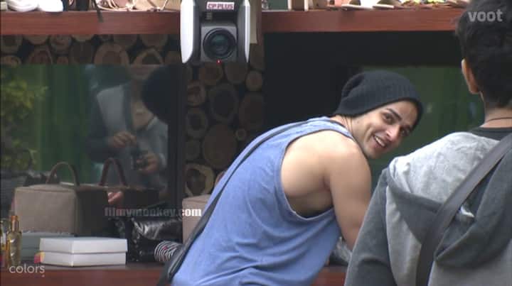 Priyank was stealing the same bottle from Hina and when Luv warned him that it might show in his coffee glass, he told him