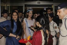 PICS: Miss World 2017 Manushi Chhillar returns to India; receives GRAND welcome!