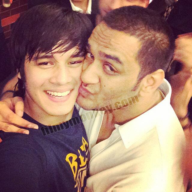Vikas seem to have loved experimenting with his hair a while ago. Here seen without hair.