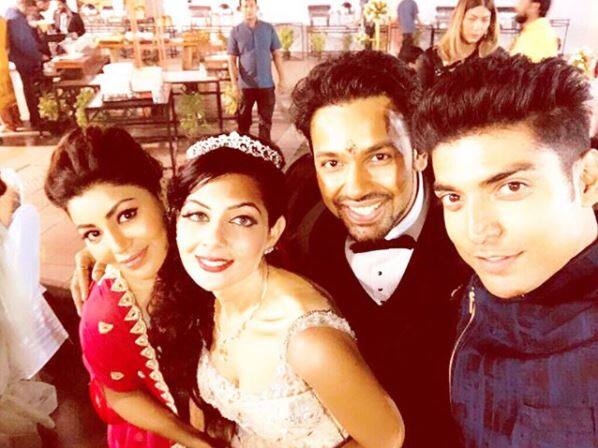 The couple is all kicked for their wedding. (Photo: Instagram)