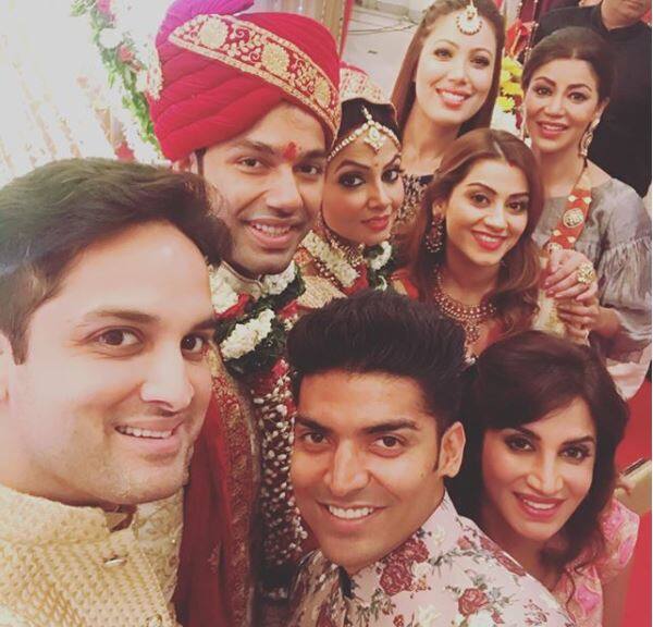 Whereas groom was also looking handsome in his wedding outfit. (Photo: Instagram)
