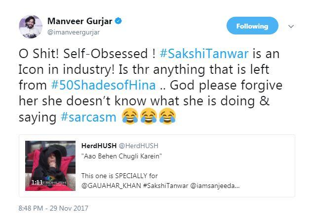 Manveer tweeted,