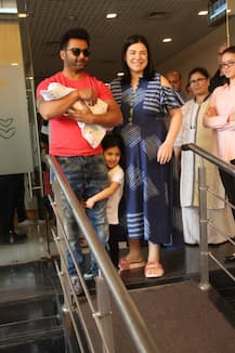 PICS: Sachiin Joshi & wife Urvashi aka Raina take newborn baby boy Shivansh home from hospital!