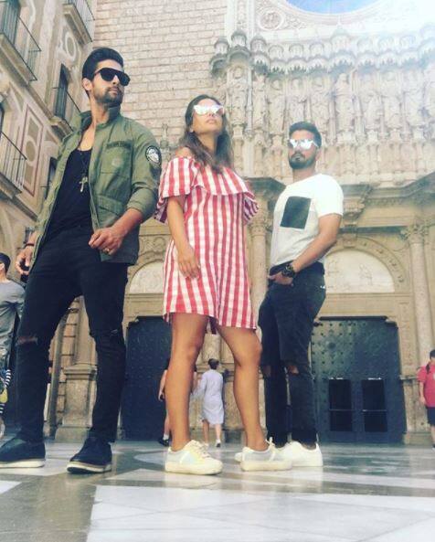 Hina & Ravi became friends on the sets of popular reality show 'Khatron Ke Khiladi 8'.(Photo: Instagram)