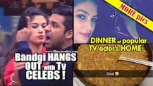 Bigg Boss 11: Bandgi Kalra's CELEB connection! Dinner at Abhishek Verma's home, Kamya Punjabi kisses her..!