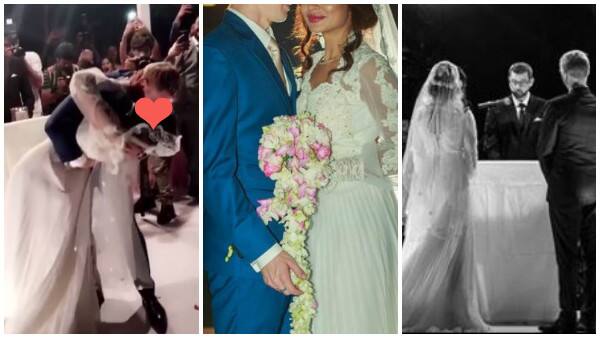 PICS: Aashka Goradia & beau Brent Goble tie the knot in a DREAMY white wedding ceremony! PICS: Aashka Goradia & beau Brent Goble tie the knot in a DREAMY white wedding ceremony!