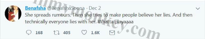 Ben was initially miffed with Hina when she saw the footage of Bigg Boss 11 in which Hina was seen gossiping and spreading the word around about her relationship with Priyank. Here's what Benafsha said to this.