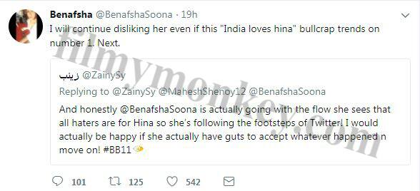 Ben has decided to oppose Hina till end.