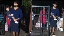 IN PICS: Shahid Kapoor's 1-year-old daughter Misha COPIES her daddy's style as the duo is spotted outside a park!
