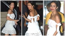 PICS: Malaika Arora STUNS in white looking every inch of a yummy- mummy at Salma Khan's birthday dinner!