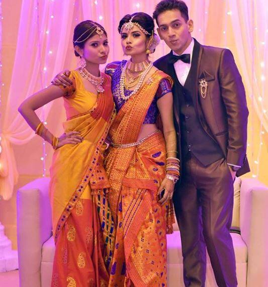 The couple's wedding ceremony was a nikaah cum reception ceremony. (Photo: Instagram)