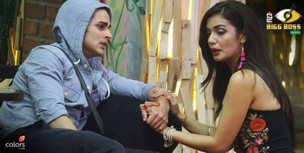 Last week the family-members of the contestants visited the 'Bigg Boss' house as a part of the task. Priyank was expecting his mom to come inside the house but it was Divya who came & parted ways with him publically on the show. (Photo: Colors)
