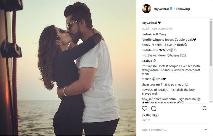 Despite their age gap of 8 years (Suyyash is younger), these two are passionately in love and give major relationship goals.