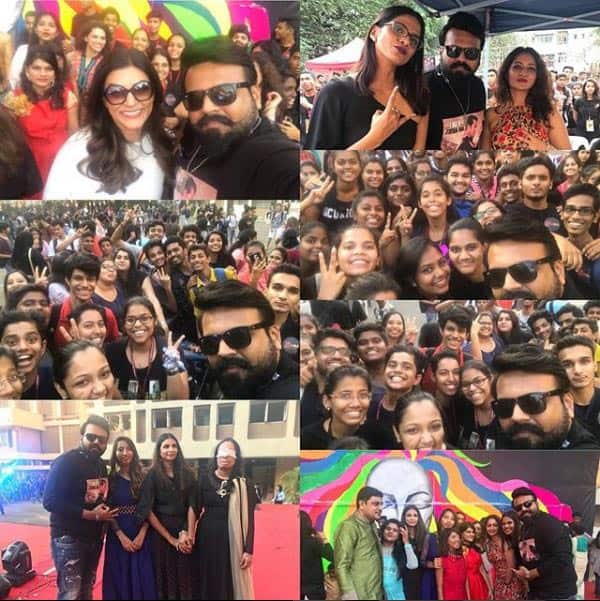 Chintan with Sushmita Sen at an event in Bandra last week.