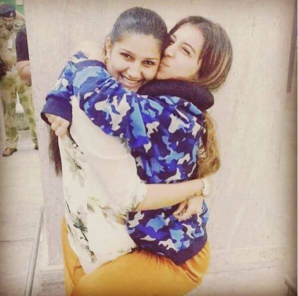 Sapna also met her Bigg Boss 11 co-contestant Benafsha Soonawala post her exit!