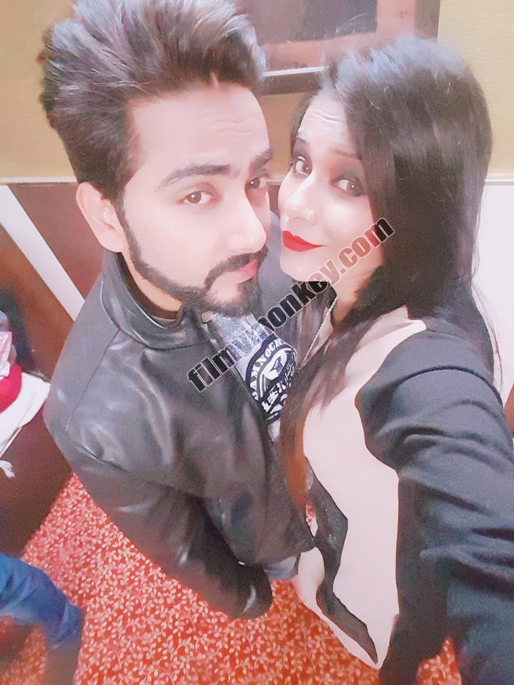 Gorgeous looking Mehjabi with hubby Azim