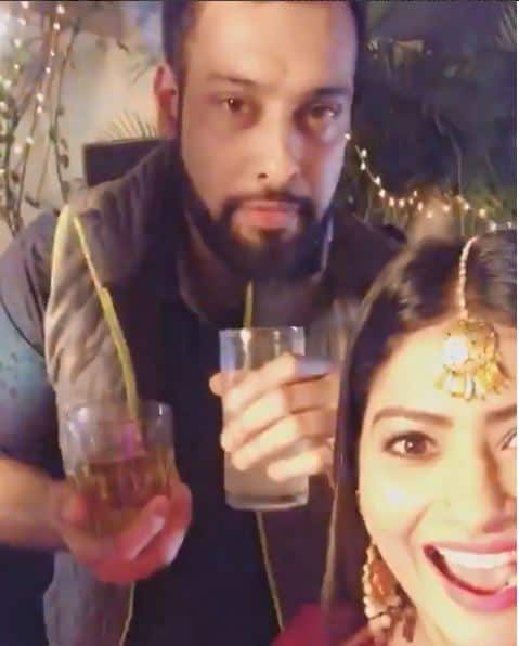 Sangram at his cocktail night!