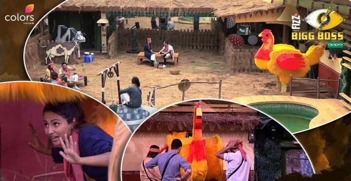 Hence, this week's task was for the captaincy only for which the 'Bigg Boss' house was turned into a Poultry Farm with a hen placed in the garden area. (Photo: Colors)