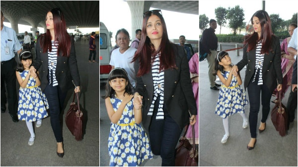 SEE PICS: Aishwarya Rai Bachchan and her cute daughter Aaradhya