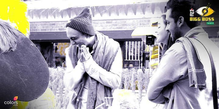 After which, Akash got successful in snatching Vikas' egg from his supporters & threw it in the pool. (Photo: Colors)