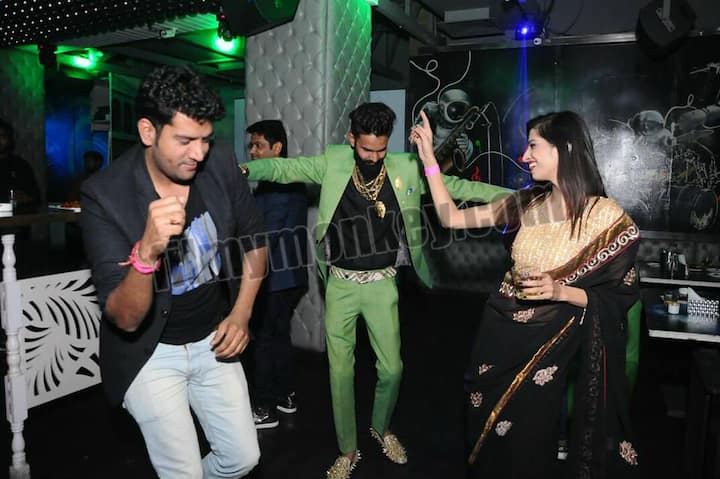 Ashutosh kaushik dancing with Birthday girl Priyanka Jagga Muise