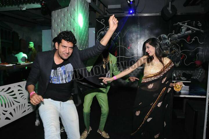 Ashutosh kaushik dancing with Birthday girl Priyanka Jagga Muise