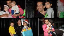 IN PICS: Karan Johar's SUPER-CUTE TWINS Yash & Roohi steal the show at Ekta Kapoor’s Christmas bash!